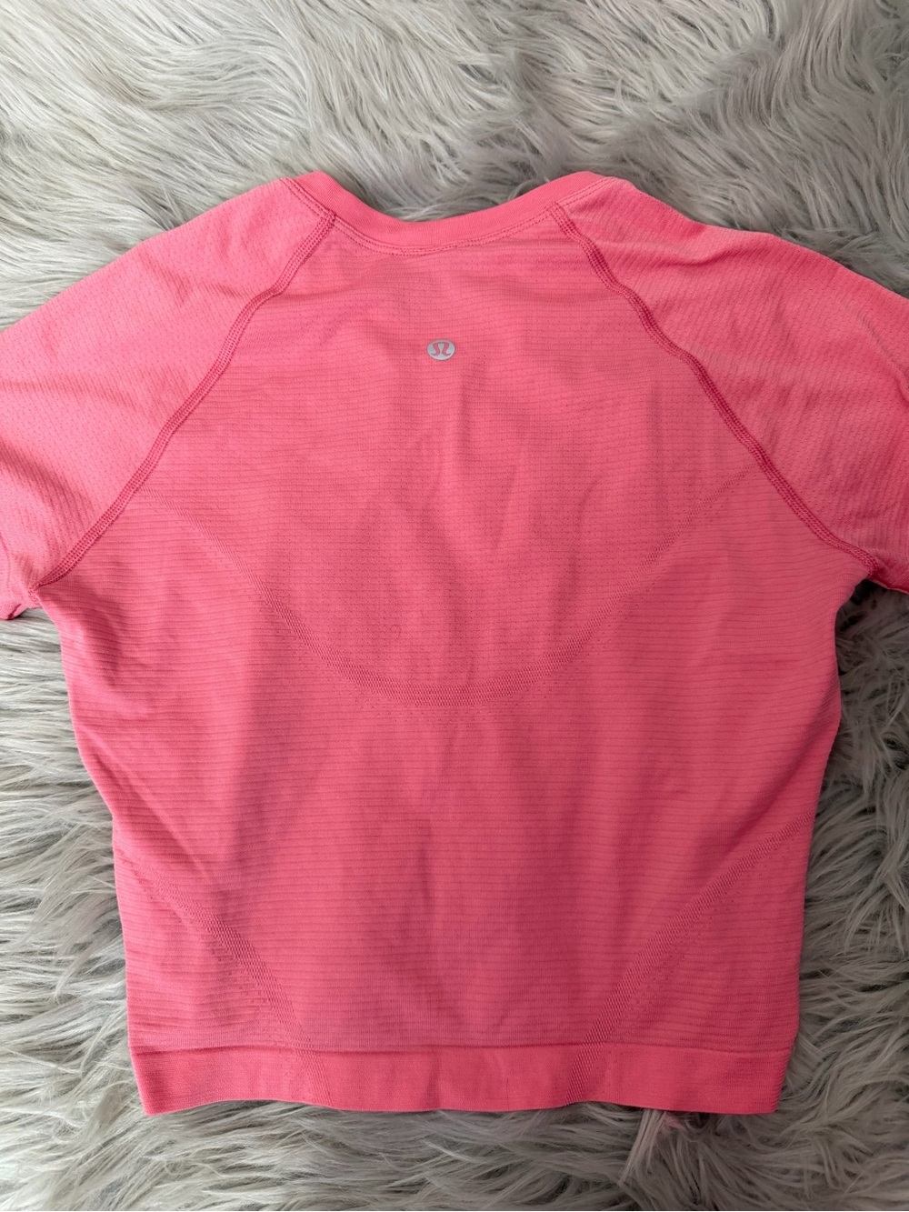 Lulu lemon cropped swiftly coral size 6